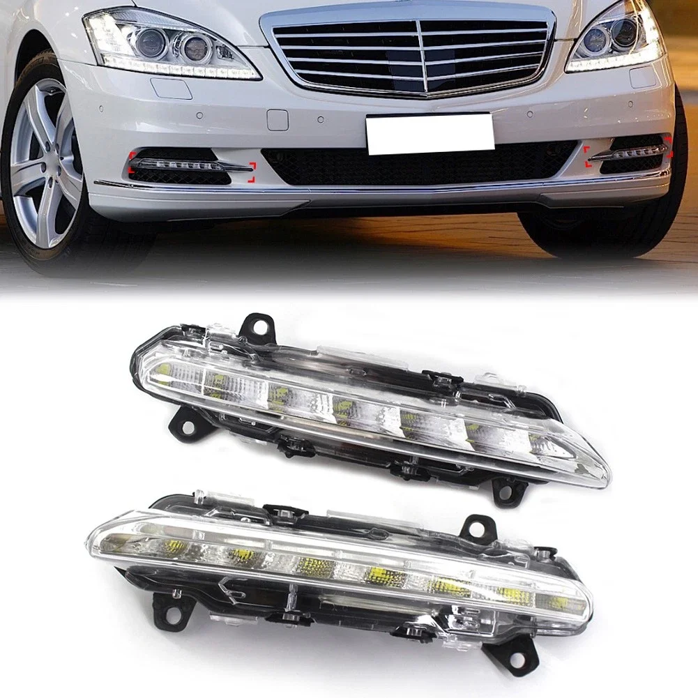 For Benz W221 S300 S320 S350 S400 W218 CLS300 CLS320/350  LED Daytime Running Light Fog OE: A2218201756 A2218201856 L or R