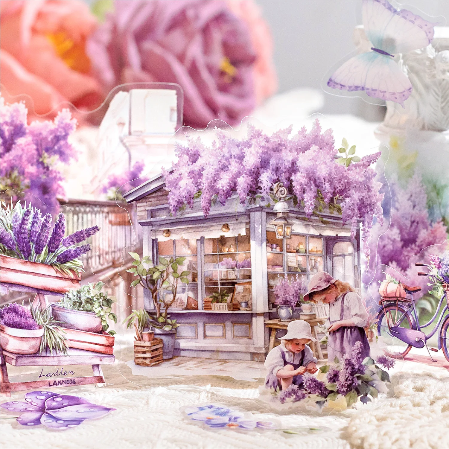 

30 шт./1 лот каваи канцелярские наклейки цветок пейзаж дневник планировщик мусорный журнал декоративный скрапбукинг DIY ремесленная наклейка