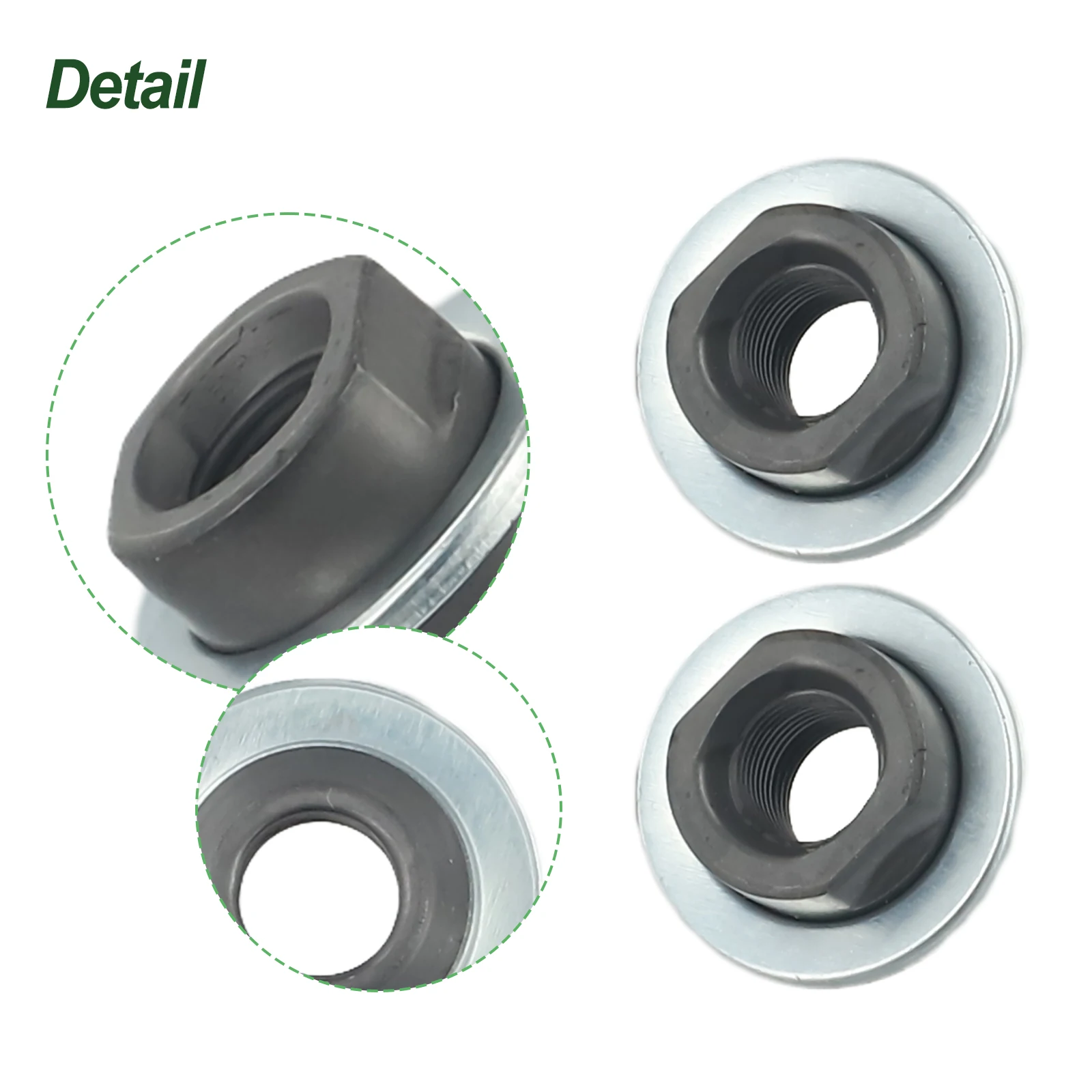 Bicycle Components Cone Nuts Designed for Solid Rear Wheel Compatibility Threaded at Standard Size of 3/8 Inch x 26 TPI