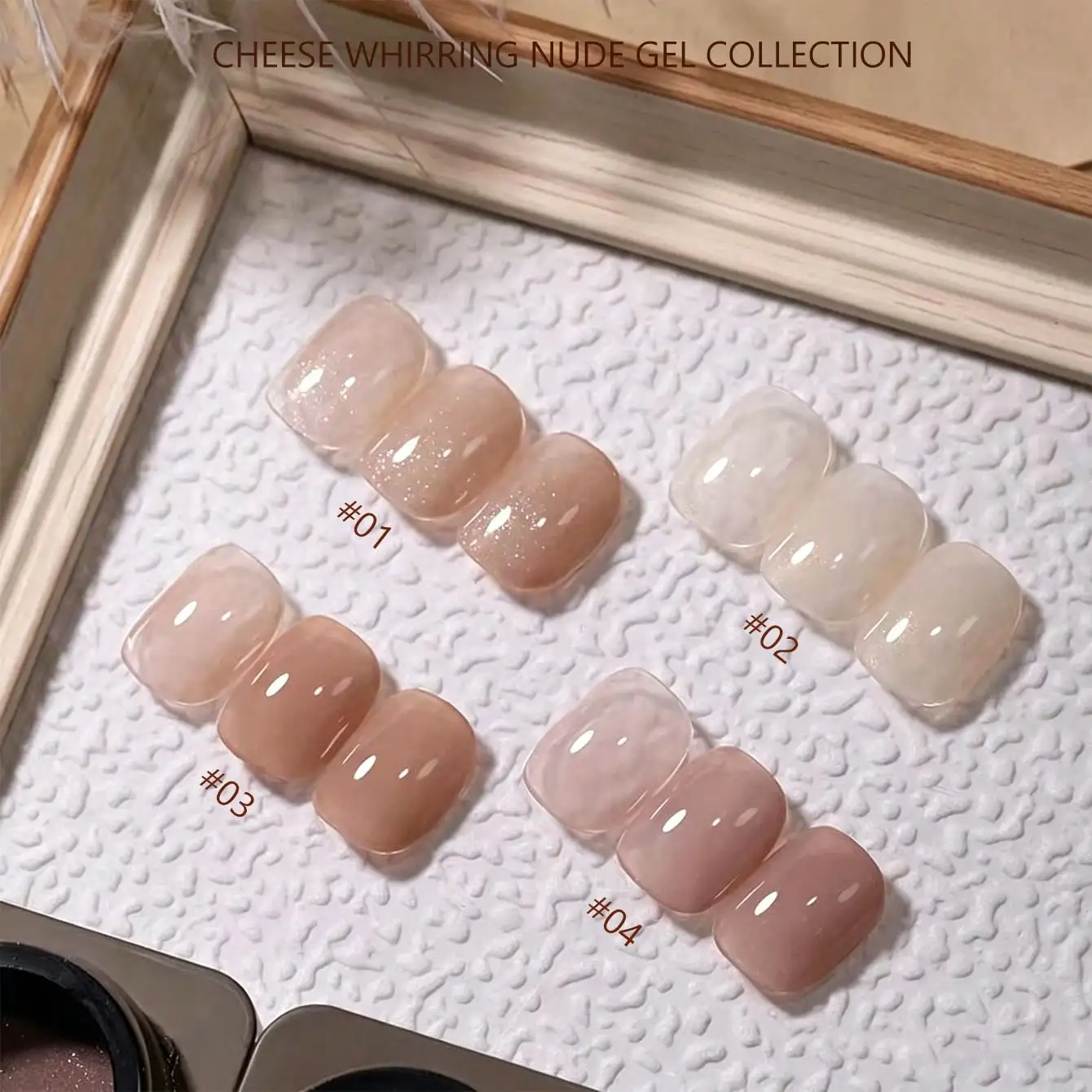1-4Pcs 15ml Large Size Nude Glitter Gel Polish Set Shiny Daily Versatile UV LED Nail Art for Professional Salon Use