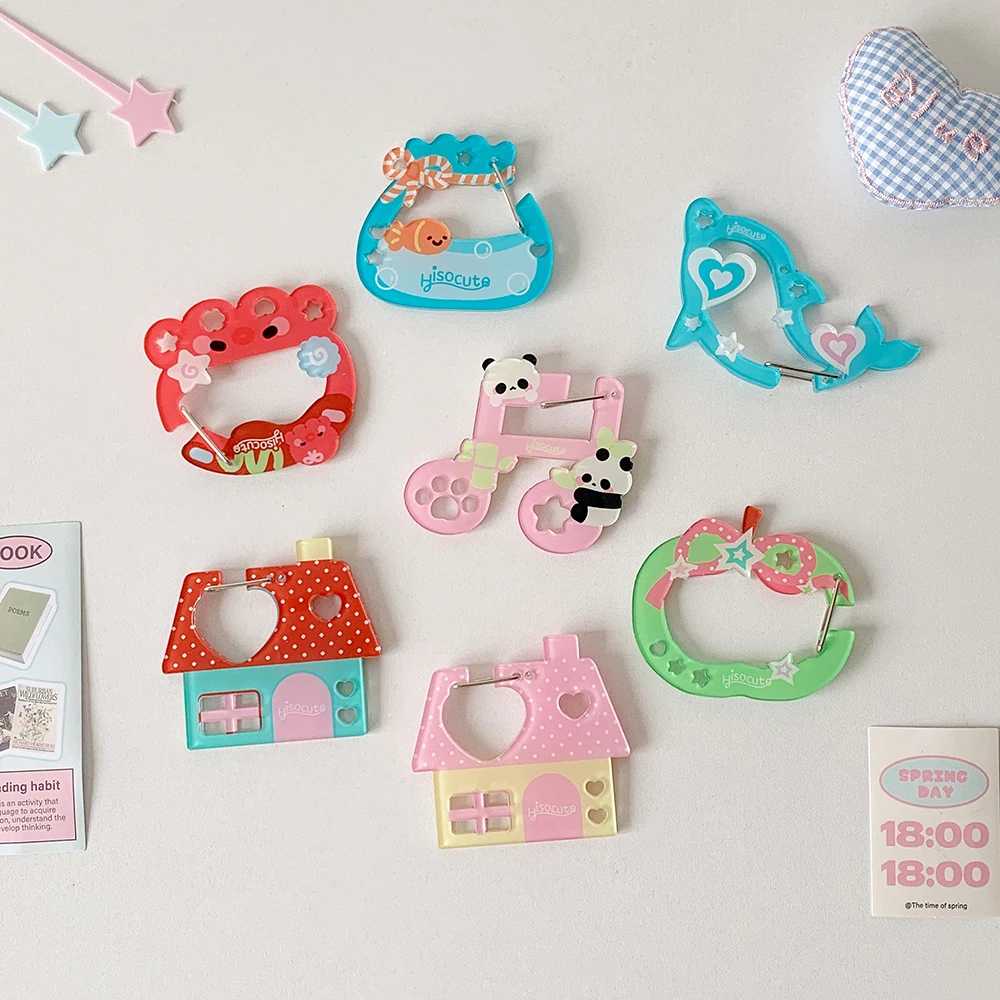 

Портативный акриловый кулон-брелок ручной работы, декоративная застежка для сумки Ita, аксессуар для рюкзака на каждый день