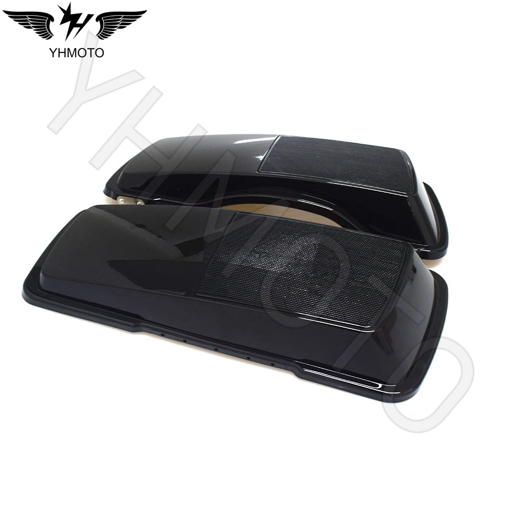 Yhmoto Speackers Cover Lautsprecher For Harley Touring 1993-2013 Models With Saddlebag For Motorcycle Accessories