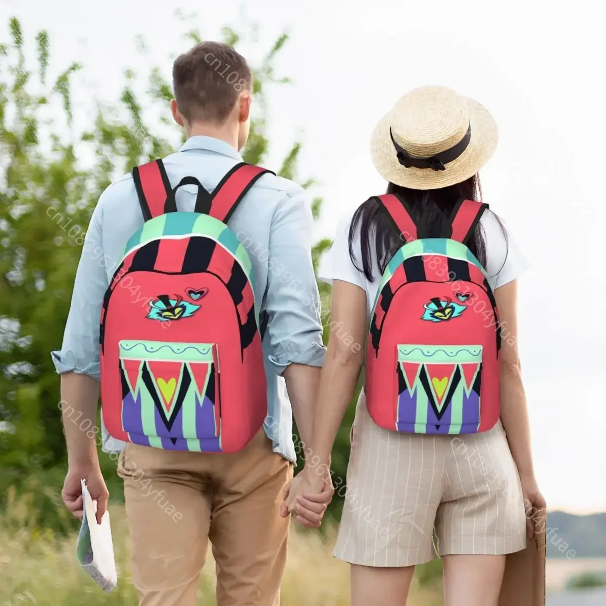 Helluvas B-Boss Backpack Student Fizzarollis Print Backpacks Polyester Novelty School Bags Daily Designer Rucksack Xmas Gift