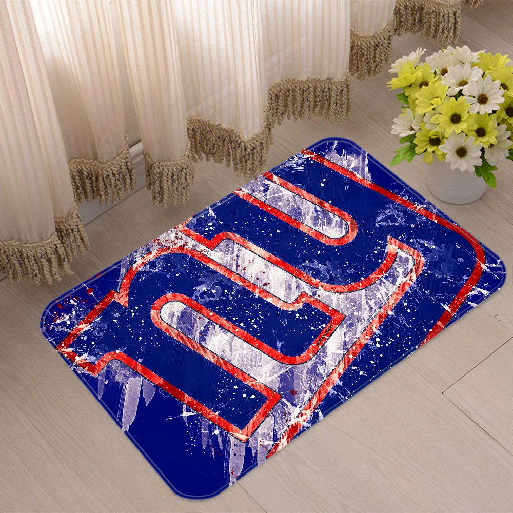 Doormat Entrance Door House Entrance Mat for Hallway on the Floor New York GiantS Carpet in the Bedroom Mats Kitchen Rugs Custom