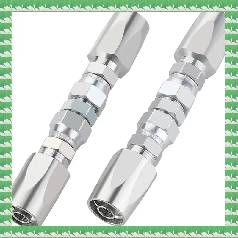 

ONCE 2 шт. Ремкомплект гидравлического шланга, многоразовый, 2-проводной многоразовый гидравлический ремонтный фитинг