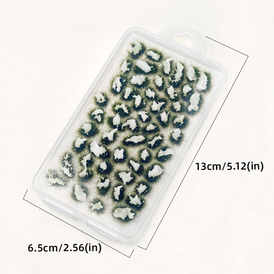 Wysokość 5-7mm Miniaturowy pęczek zimnej trawy - modelowanie DIY / układ pociągu kolejowego / sceneria wojennej / krajobraz wojskowy / zestawy dioram