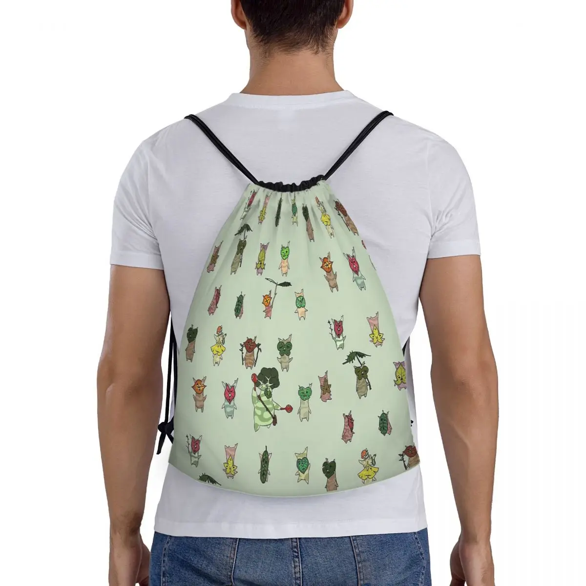 

Korok Backpacks Fashion Portable Drawstring Bags Sundries Bag Book Bags For Travel School