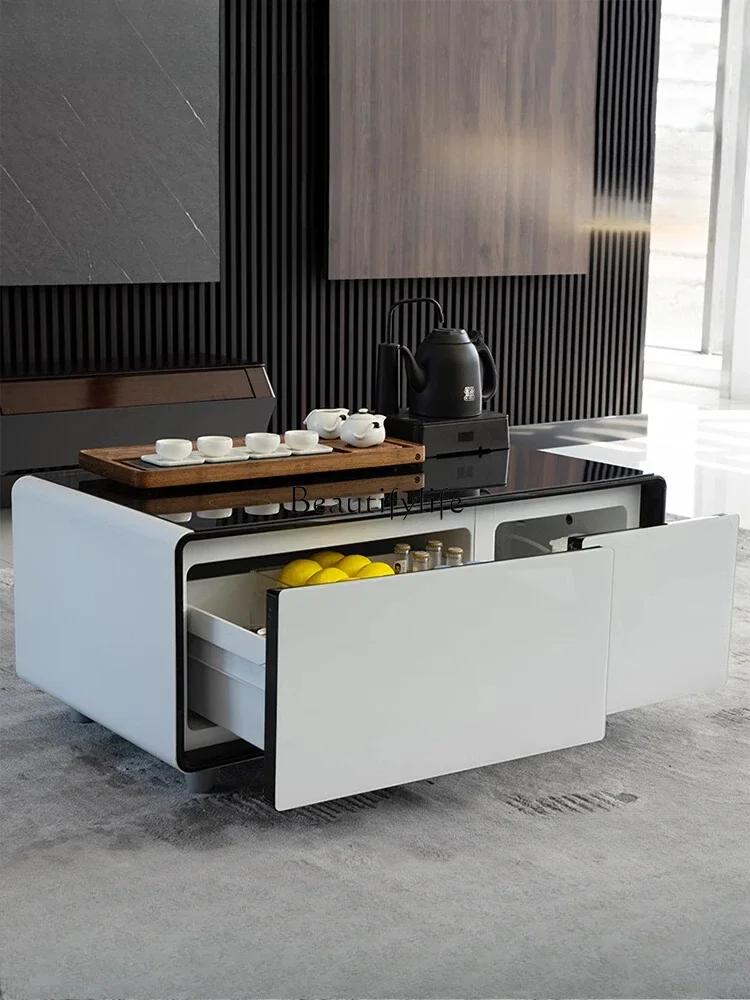 4 * ثلاجة متكاملة مزدوجة الأغراض ذكية متعددة الوظائف التبريد والتجميد مكتب شقة صغيرة منزلية #1