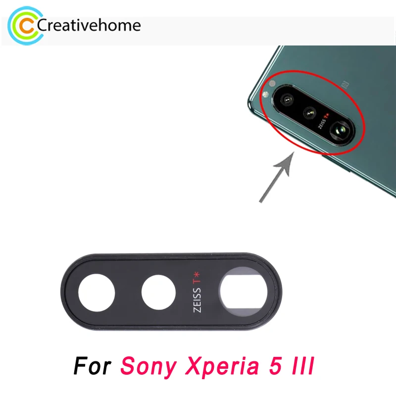 Back Camera Lens Cover For Sony Xperia 5 III Rear Camera Lens Frame Replacement Part