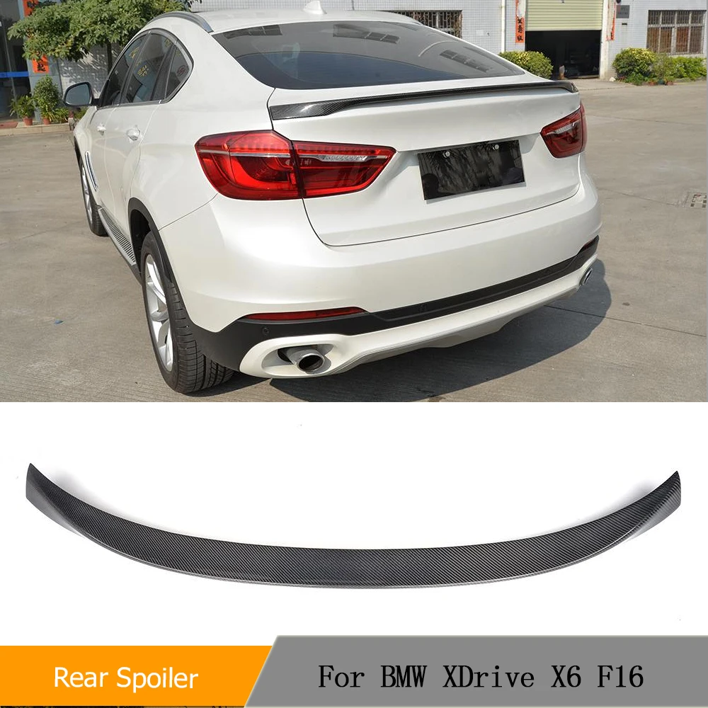 

For BMW X6 F16 xDrive Series 2015 2016 2017 2018 Car Rear Spoiler Trunk Boot Lip Wing Carbon Fiber / FRP Car Styling