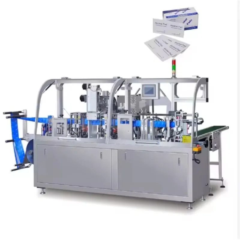 New Automatic 4 Side Seal High-Speed Easy Operate Wet Wipper Making Machine for Moist Wipes Alcohol Hand Antibacterial Cleaning