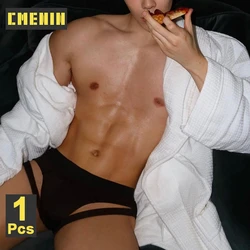 CMENIN-suspensorio deportivo para hombre, ropa interior Sexy de algodón, Bikini, suspensorio