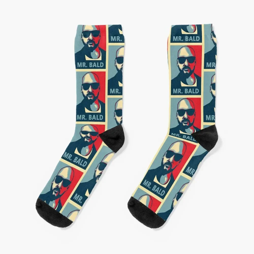 

Mr Bald Portrait, Bald And Bankrupt Socks floor bright garter designer Rugby Mens Socks Women's