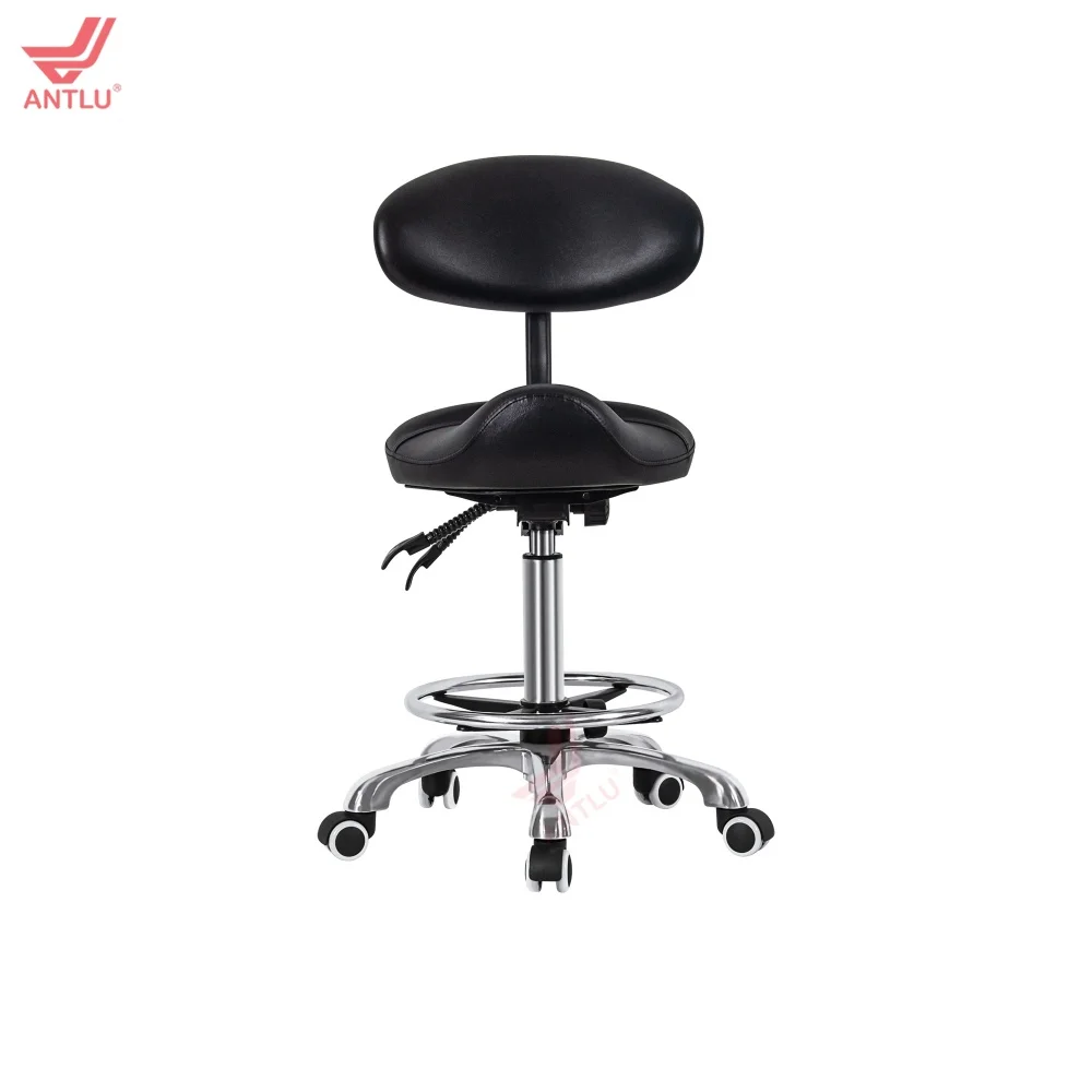 Taburete dental, silla de dentista, silla ergonómica para clínica, taburete de salón de caballos, muebles de hospital, taburete oftálmico, silla de sillín