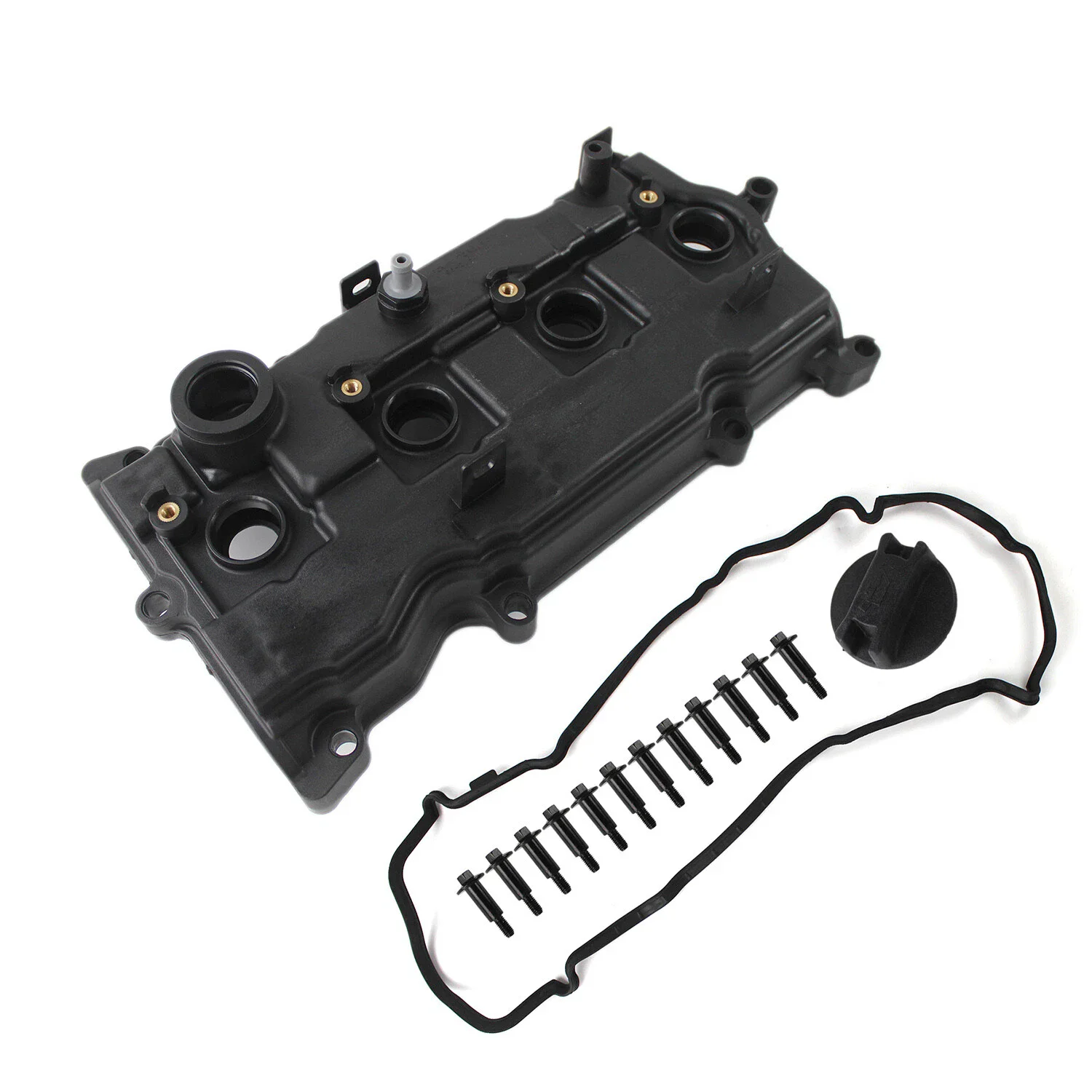 مجموعة غطاء الصمام ث/طوقا الترباس غطاء صمام المحرك لنيسان ألتييم 14-17 مورانو 2016 روج 14-16 لنيسان باثفندر 2014 2.5L #5