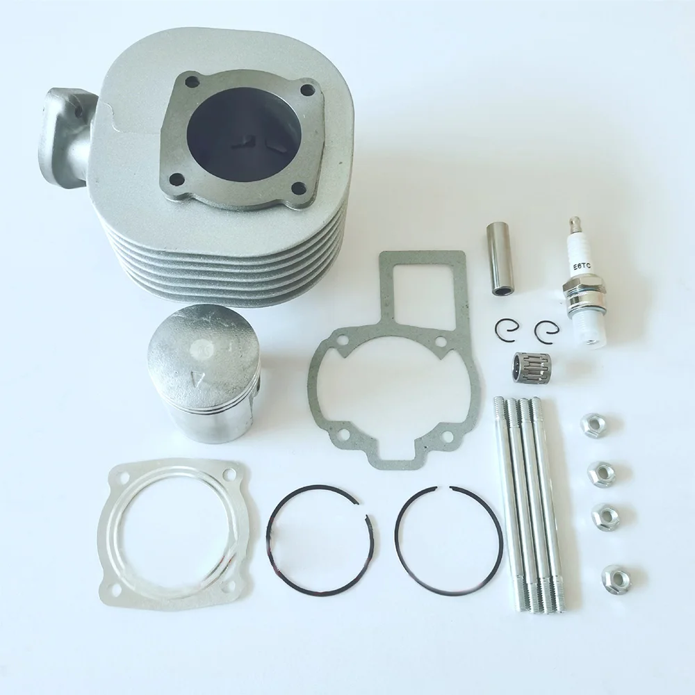 50mm Cylinder Piston Head Gasket Ring Top End Kit Fit for Suzuki Quadsport  LT80 1987-2006 Motorcycle Accessories