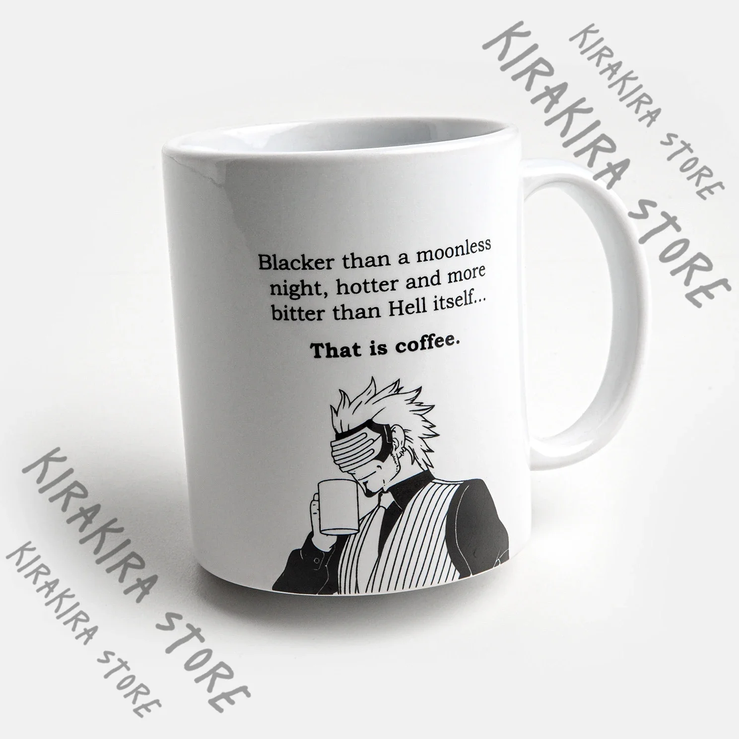 Souryuu Kaminogi Godot Ace المحامي علامة السيراميك كأس لعبة المنتجات الأصلية الرسمية أنيمي تأثيري الكرتون فناجين القهوة عيد الميلاد