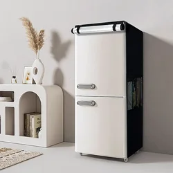Waterproof Upright Freezer Cover  Dustproof, Sun-Proof, Compact Mini Refrigerator Protector for 5-7.5 Cubic Outdoor Freezers