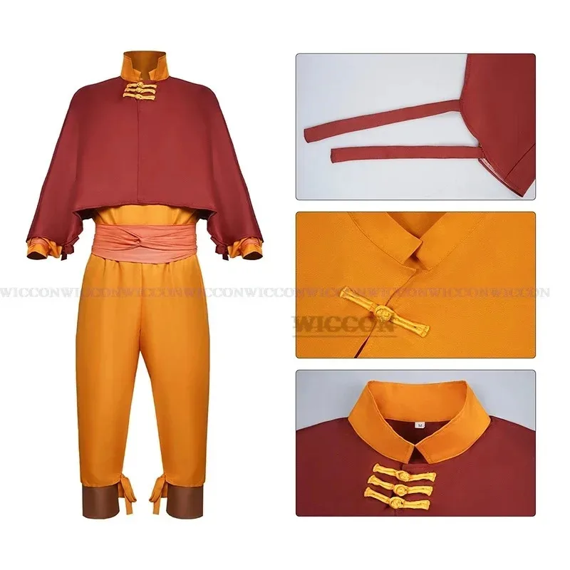 

The Last Airbender Avatar Aang Cosplay Costume Kids Children Jumpsuit Outfits Halloween Carnival Men Suit Clothes dt
