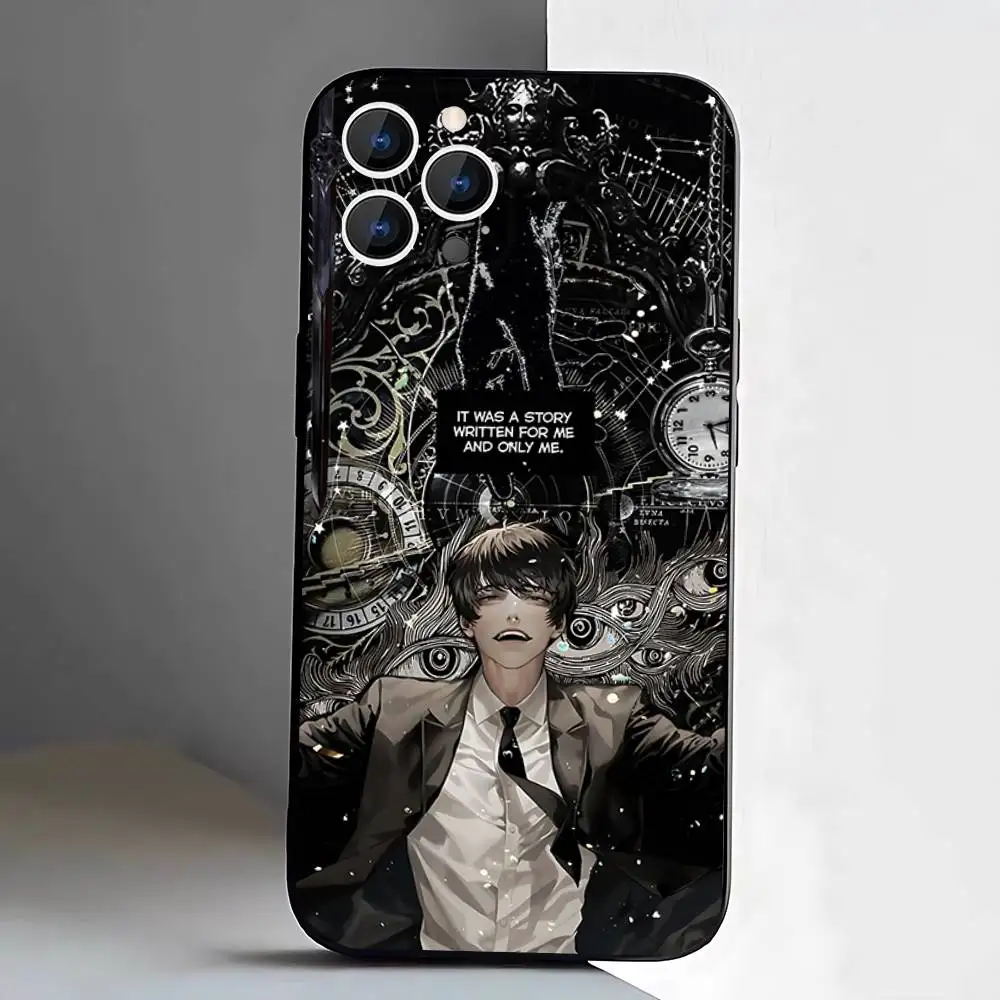 Funda de teléfono O-Omniscient Reader Viewpoin para iPhone 17,16,15,14,13,12,11,Pro,XS,Max,XR,Plus,E,SE4,Mini cubierta suave negra