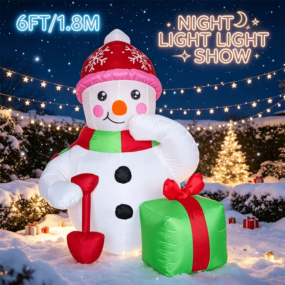 cute-snowman-inflatable-toy-6ft-18m-snowflake-hat-color-scarf-gift-box-build-in-led-blow-up-garden-holiday-party-decor