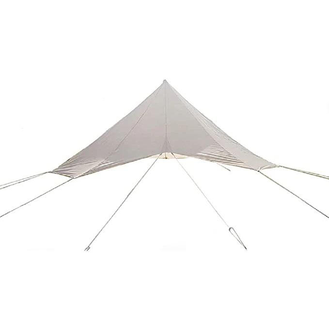 DANCHEL OUTDOOR Rain Fly Ripstop Camping Waterproof Durable Roof Tarp for Bell Tent Shelter