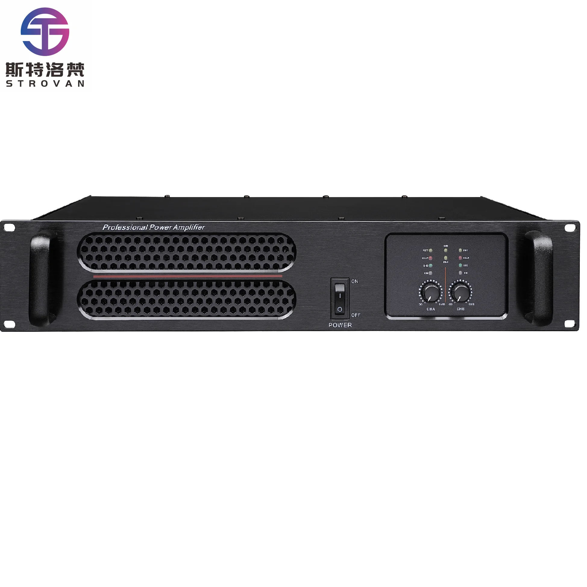 

KM-850 Audio Amplifier - Professional Audio Power Amplifier - Indoor/Outdoor High-power Amplifier 850 watts * 2 channels