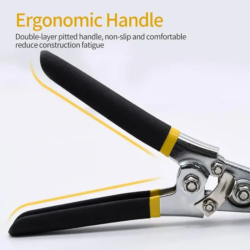 Imagem -05 - Alicate de Mão para Chapa Metálica Pasta de Chapa Metálica Crimpagem Bent Tile Clamp Achatamento Bending Bender Seamers Tool