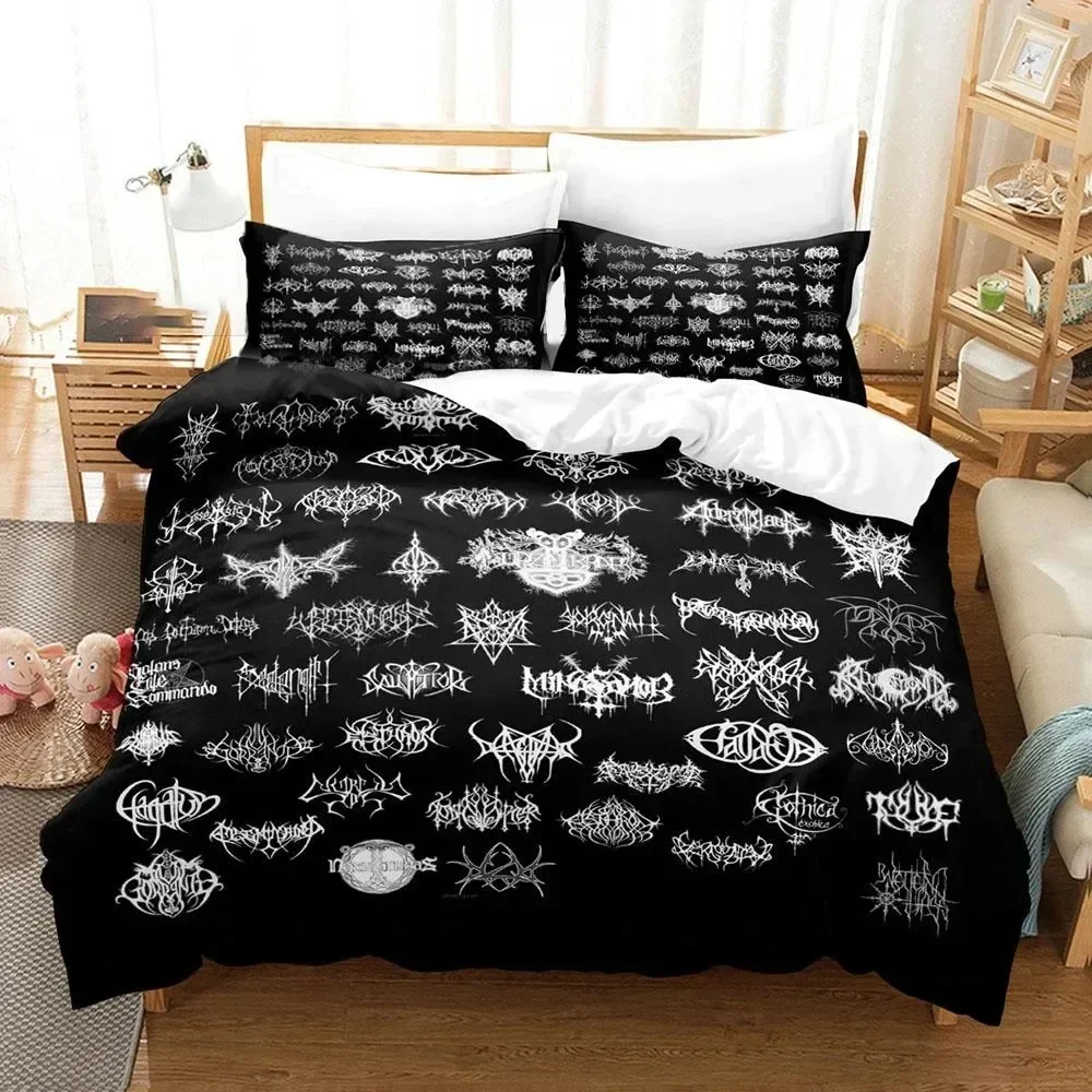 2025 Luxury New 3D Print Burzum Comfortable Duvet Quilt Cover Pillowcase Bedding Set Children Bedroom Decoration Home Textile