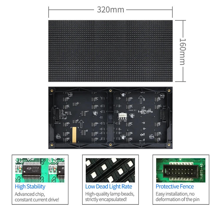 Video Wall P3.91 Module Pantallas Gigantes P3 Digital Signage P10 Outdoor Panel Prices Led Display Advertising Screen