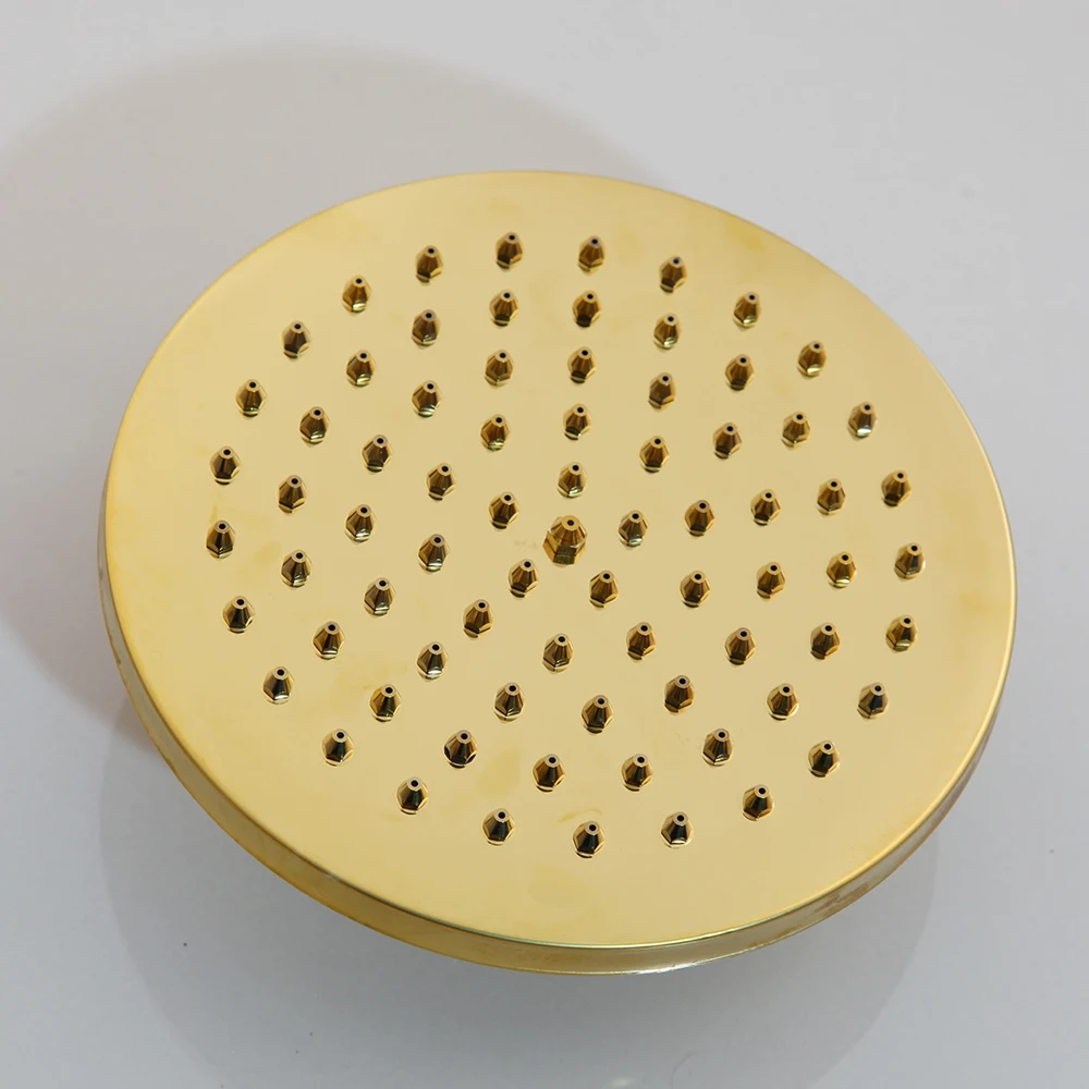 KEMAIDI 8\'\' Rainfall Shower Head Bathroom Faucet Black/Chrome/Golden Antique Brass Replacement Shower Wholesale and Retail