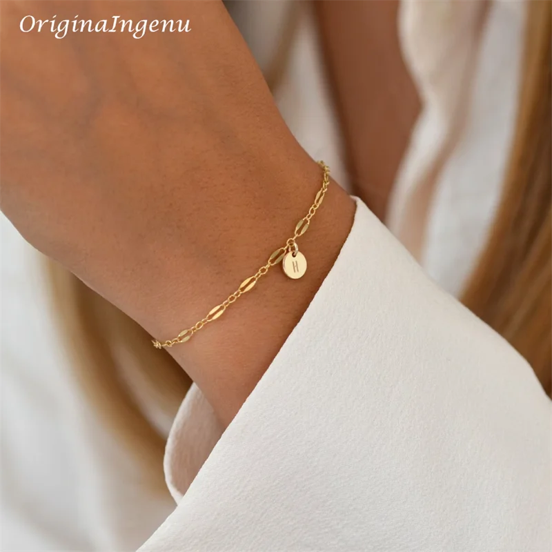 

14K позолоченные самодельные оригинальные гипоаллергенные браслеты