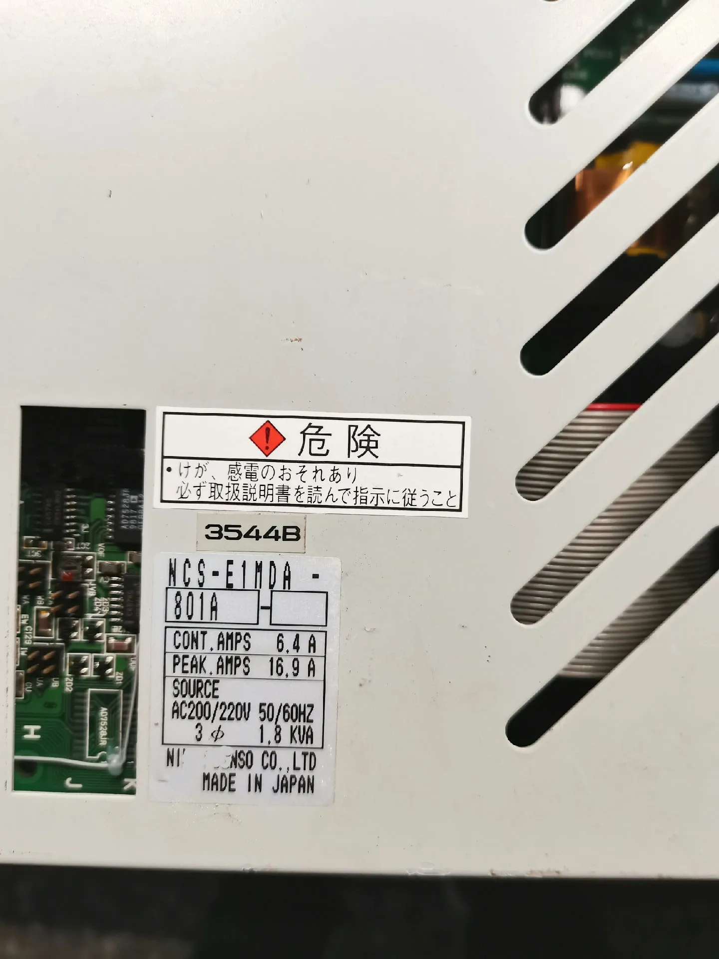 Servo Drive NPSA-TMTA-801 NCS-E1MDA-80A para NIKKI DENSO