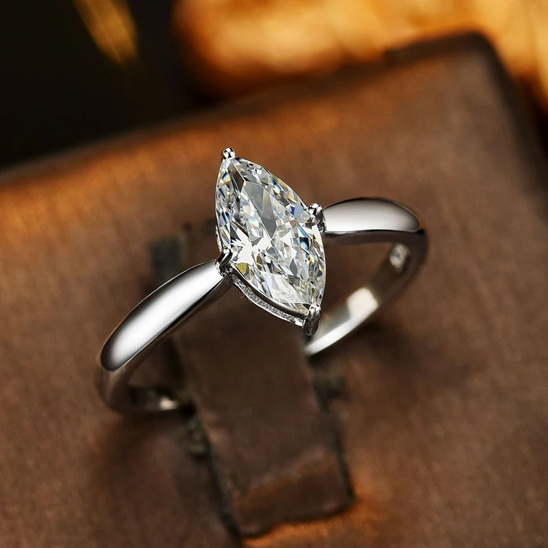 Verstellbarer Smaragdschliff-Ring mit Moissanit-Edelstein, S925 Sterlingsilber, Diamanttester-geprüft, funkelnder 18K Gold Herrenring – Detail 16