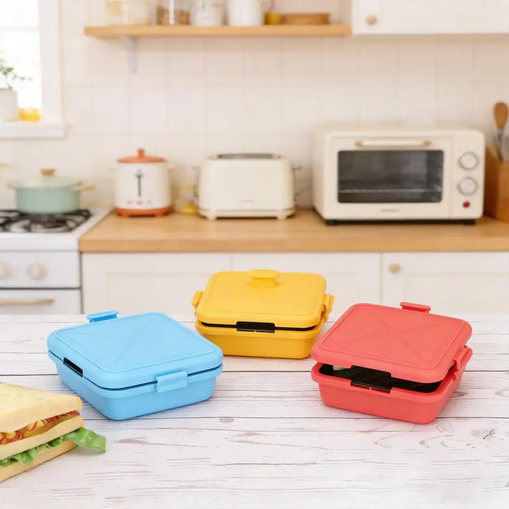 

1pc Food Grade Silicone Easy-to-Use Microwave Sandwich Maker with Adjustable Silicone Straps Quick, Even Cooking for Crispy Toas