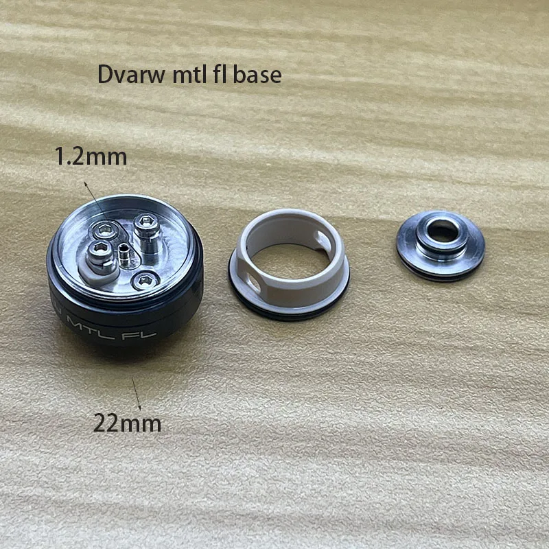 Dvarw 22/24mm MTL/FL 2/3.5/5/6ml przezroczysty przezroczysty zbiornik z prostym zamiennikiem, Dvarw mtl fl akcesoria