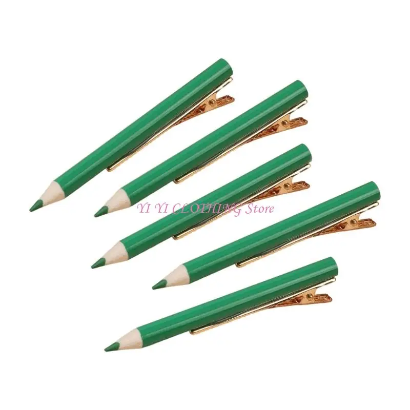 

N5KF Hair Pin Barrette Hairpin Fashionable Hair Clip Elaborate Barrette Pencil