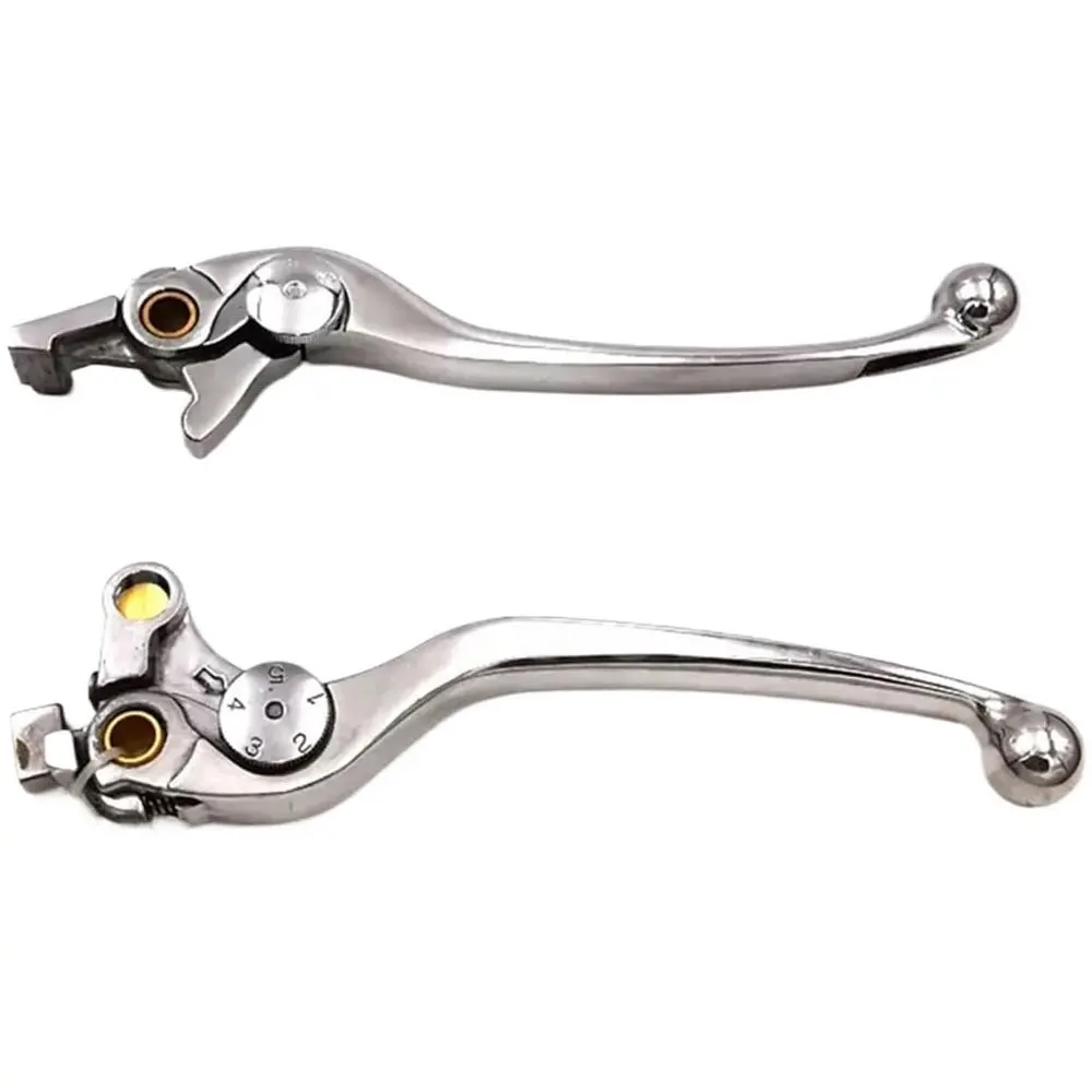 Motorcycle Silvery Parts Hand Levers Brake Clutch For Suzuki GSX 1300R DL1000 V-Strom SV1000 TL1000R Bandit 1200 1250