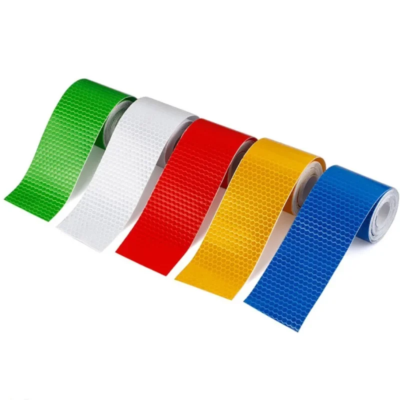 1 Roll 5cmx3m Reflective Tape for Night Safety Warning Car Bicycle Motorcycle Glow in The Dark Tape Reflective Film Strap