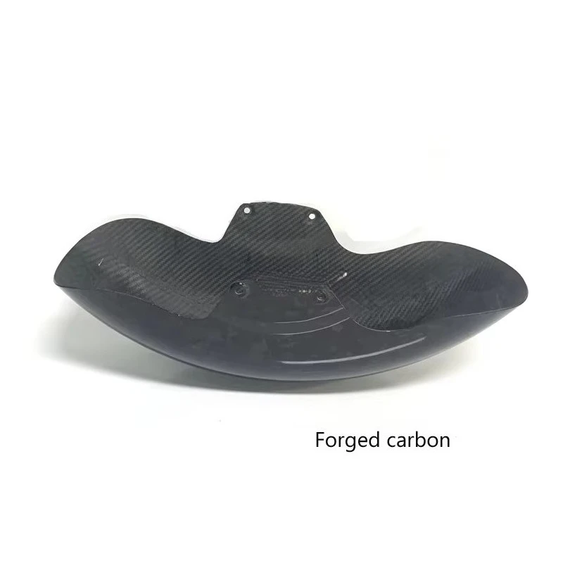 Real Carbon Fiber Front Mudguard for Touring Models 2009+ Motorcycle Exhaust Carbon Front Fender