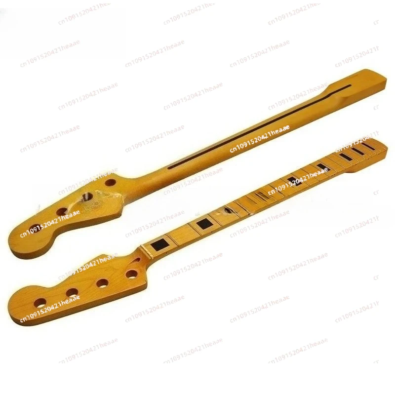 Suitable for Four-string bass guitar neck electric guitar matte 20-pint handle square electric bass handle