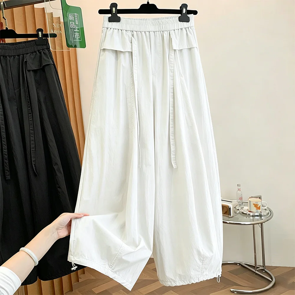

High Waist Wide Leg Harlan Pants for Women Loose Casual Trousers Comfortable Breathable Straight Cut Summer New Arrival