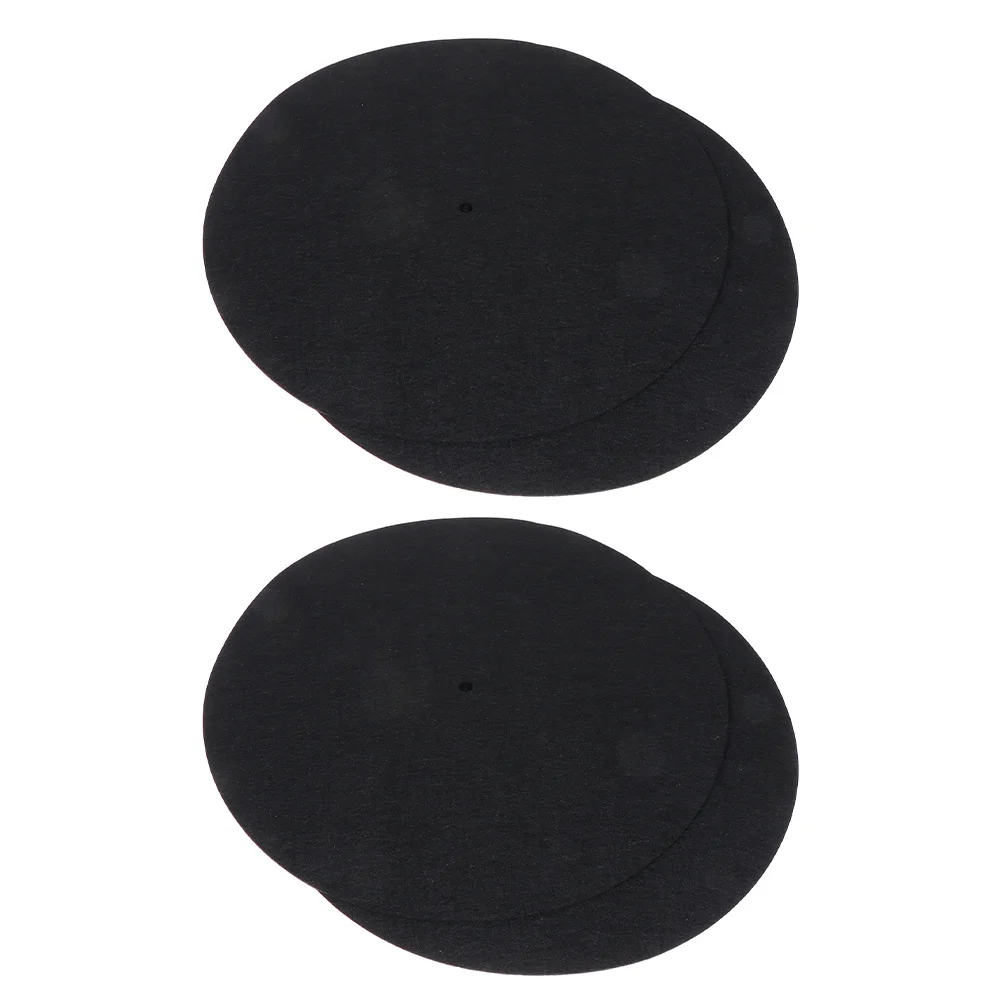 

4Pcs Turntable Platter Mat Soft Felt Record Protective Pad for Vinyl Disc Player Anti-Slip and Noise Reduction Function