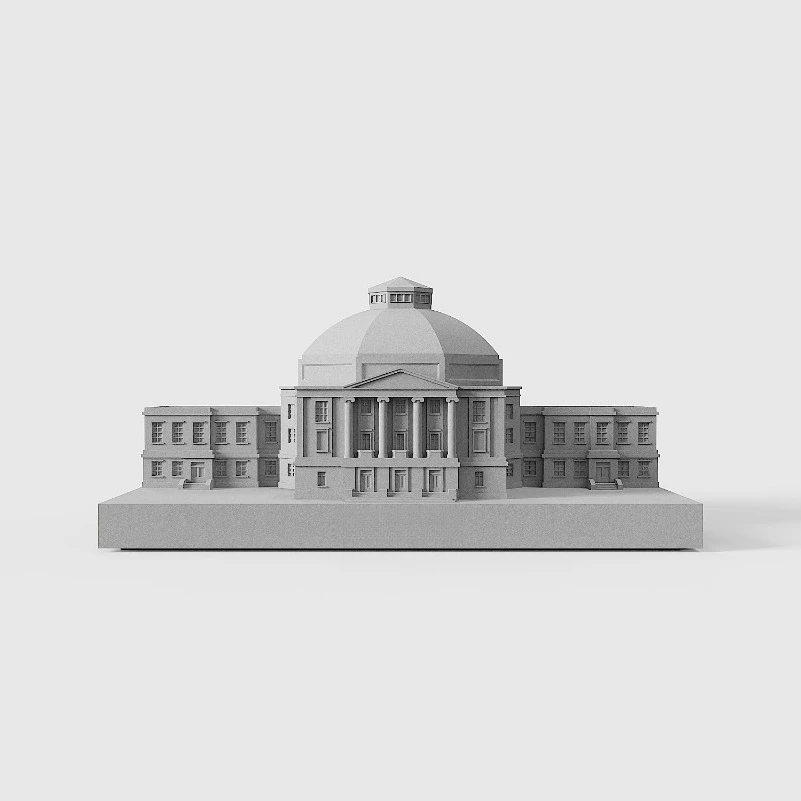 

Сувенир для выпускников в сфере культуры и искусства, офисный подарок, бетонный декоративный элемент в виде здания