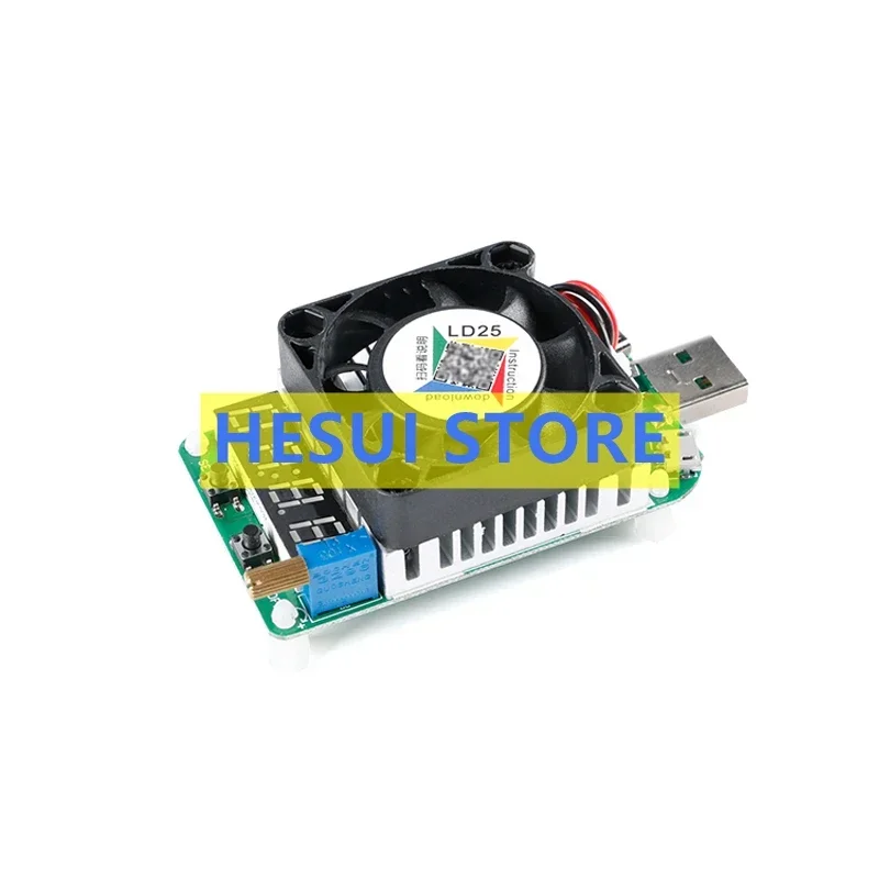 LD25/35USB intelligent electronic load digital display voltage ammeter battery aging detector adjustable resistor