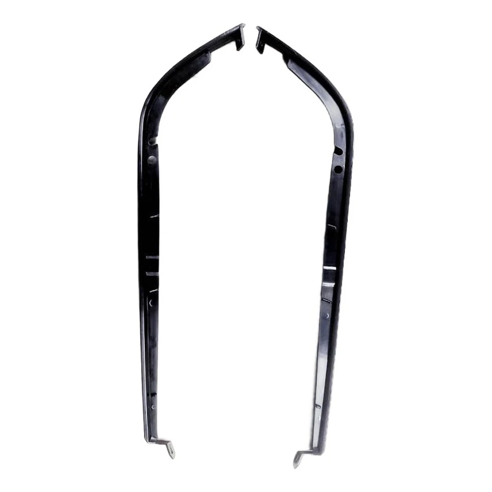 Headlight Lower Trim Strip For Mercedes for C Class W202 1998 To 2000 Black Plastic Decorative Molding Pair OEM 2028260577