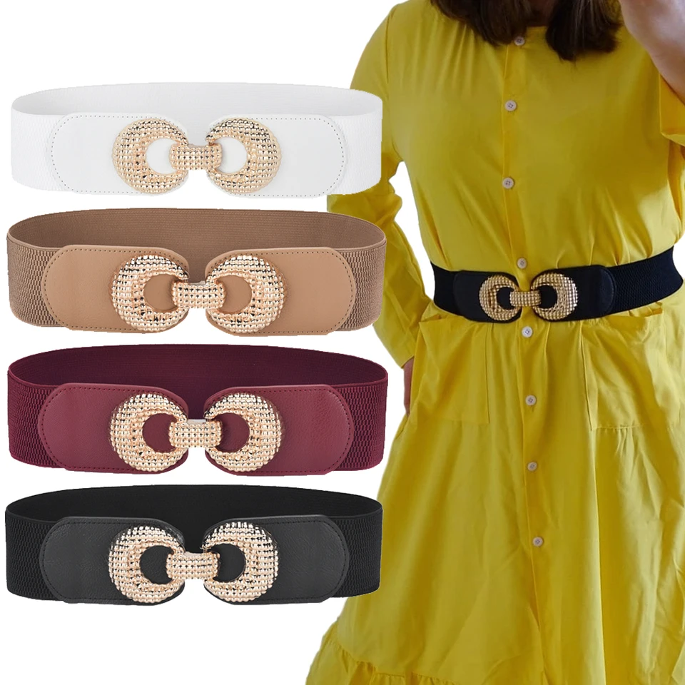 Wide Elastic Plus Size Dress Belt for Women Fashion Waist Belts Stretch  Waistband - AliExpress 200000297