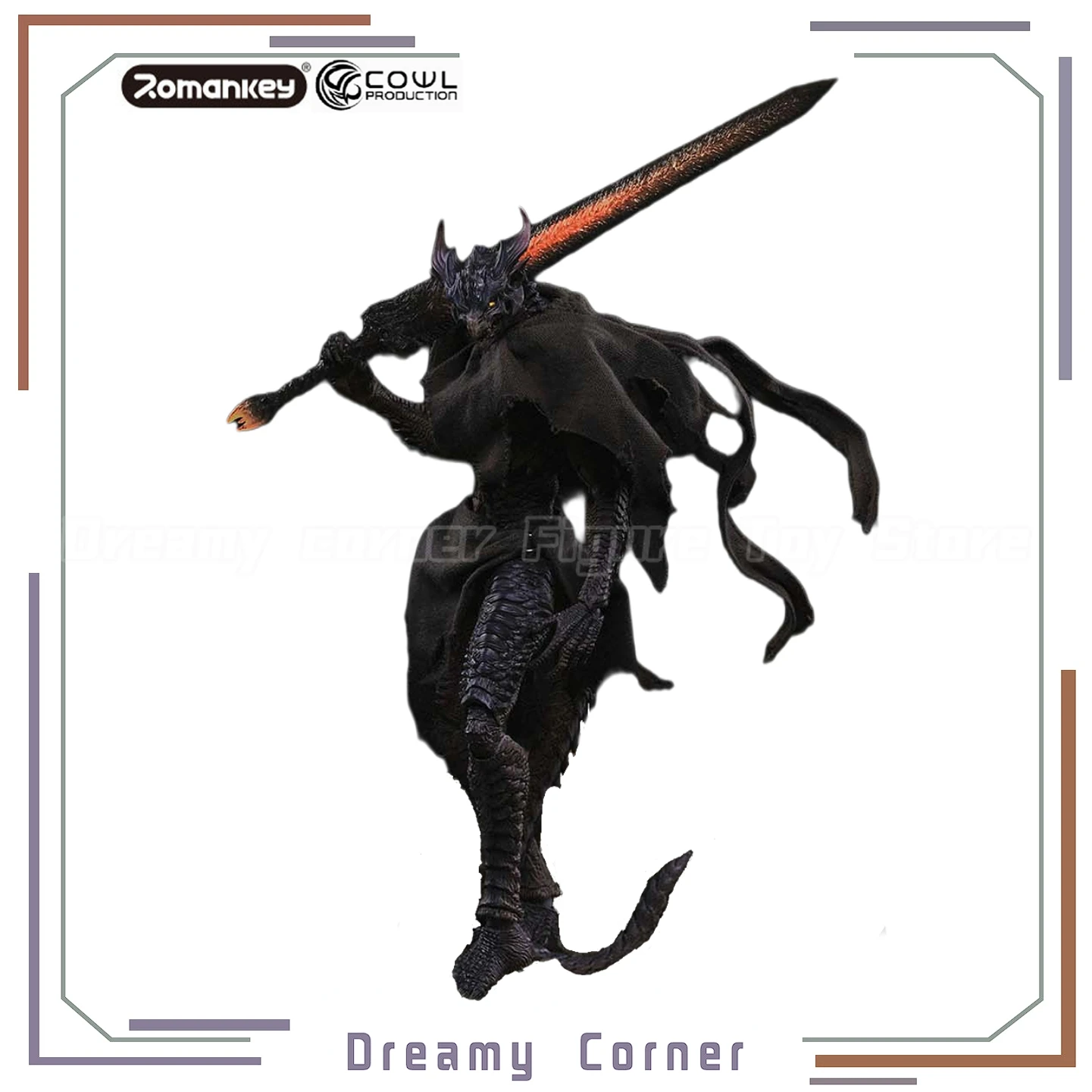 

【В наличии】Оригинальная фигурка Romankey COWL THE LAST SCION ALGAR THE FIRST RECEIVER 1/12, модель игрушки