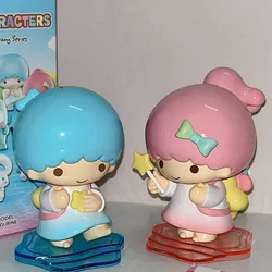 Kawaii Little Twin Star Lala and Kiki Anime Figure Toys Little TwinStar Sanrios- Action Figures Dolls Gifts for Children Girls