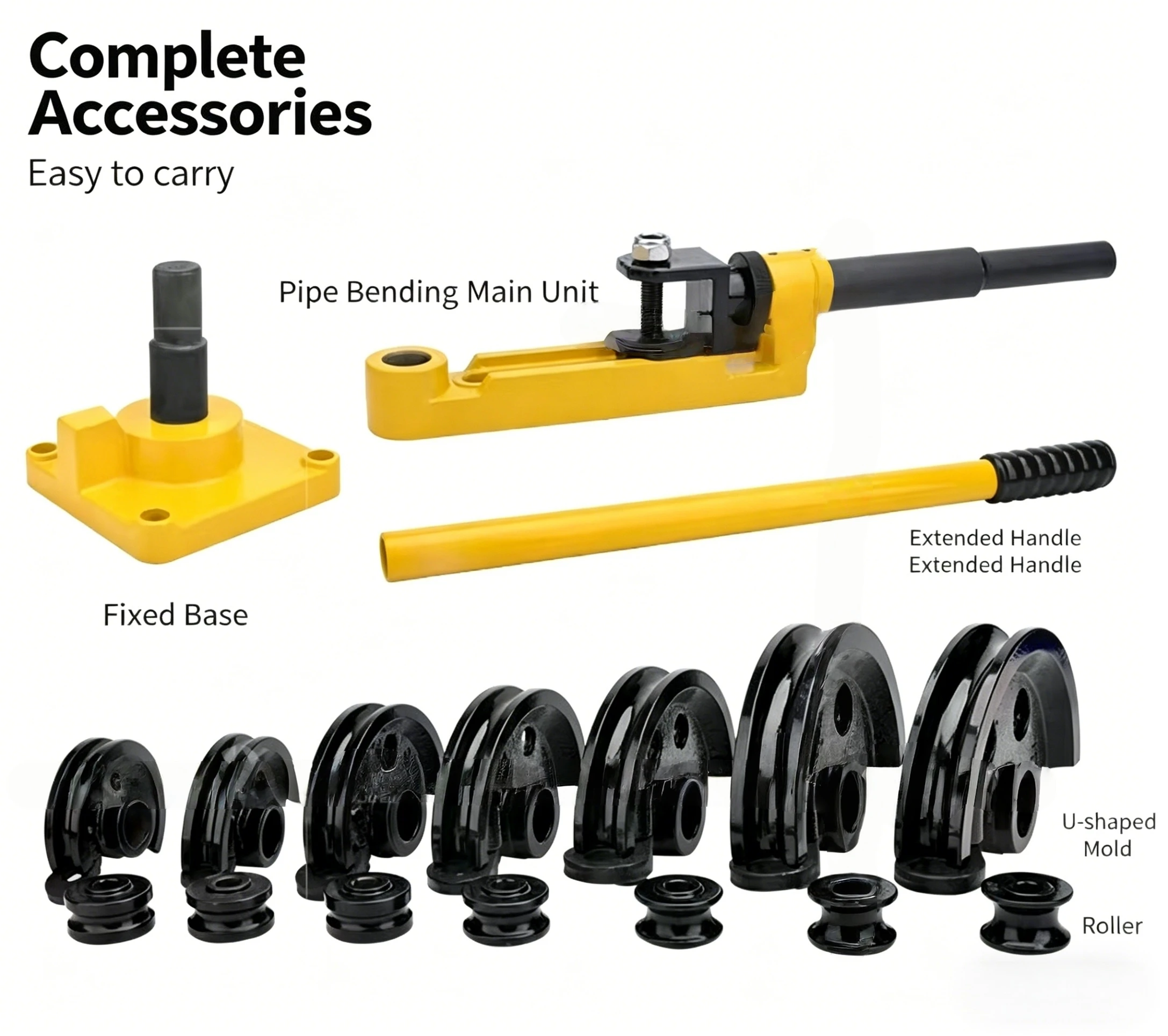 Hot Selling SWG-25S Mechanical Manual Pipe Bender, Precise Bending Iron Pipe, Steel Pipe, Copper Pipe, Aluminum Pipe U-bending